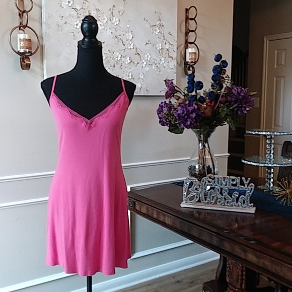Victoria's Secret Cotton Pink Slip Nighie. Size S - Picture 5 of 16